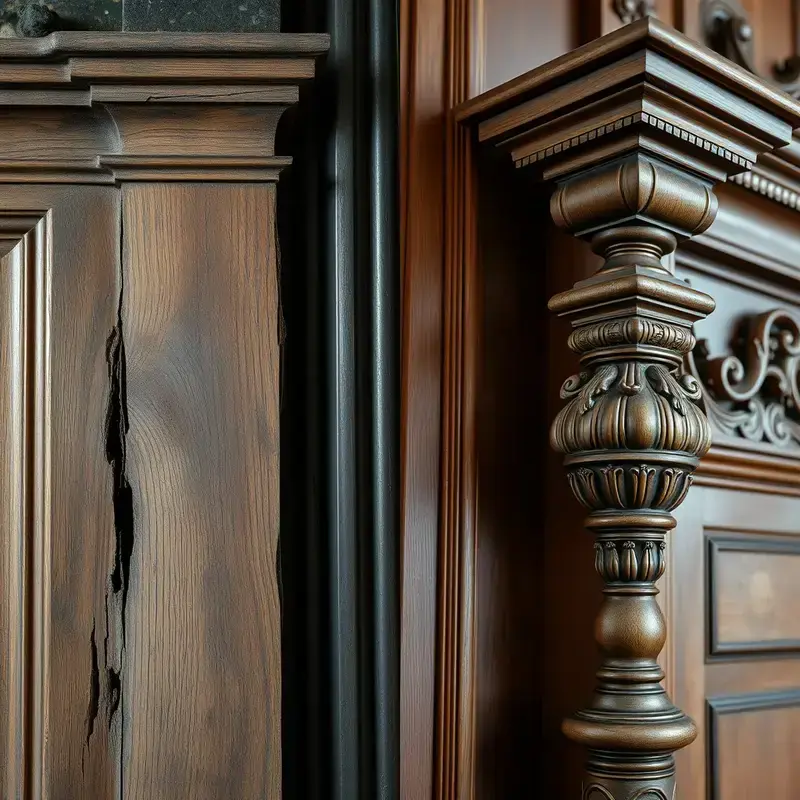 Antique woodwork restoration